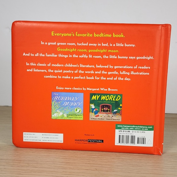 Goodnight Moon by Margaret Wise Brown Padded Board Book Classic - Picture 3 of 7